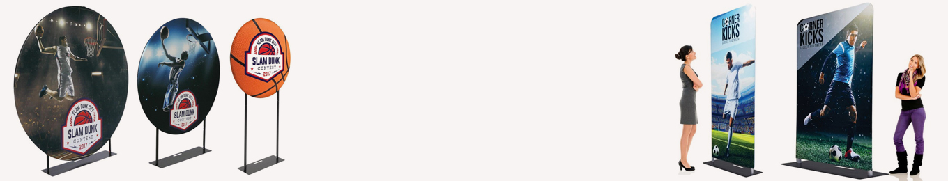 Tension Fabric Banner Stands